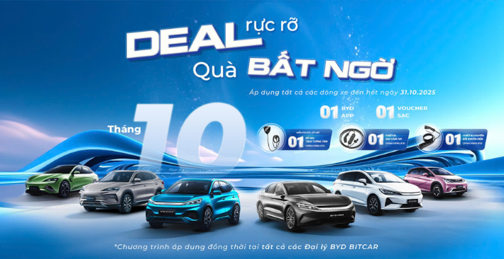Deal rực rỡ - Quà bất ngờ tháng 10 trọn vẹn